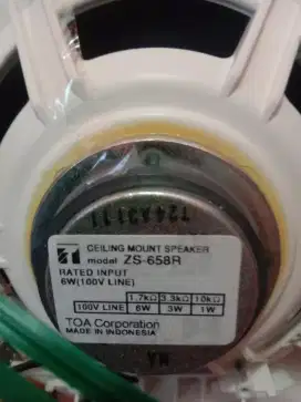 Dijual CEILING SPEAKER ZS-658R
