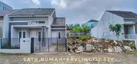 Dijual rumah baru siap huni plus kavling strategis