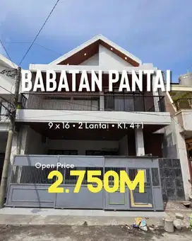 Rumah Baru Gress 2 lantai Babatan Pantai