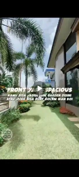 RUMAH KACA LEBAR , TINGGI DAN ADA PAVILIUN