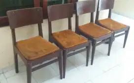 KURSI JADUL KAYU JATI 1 SET (4 PCS)