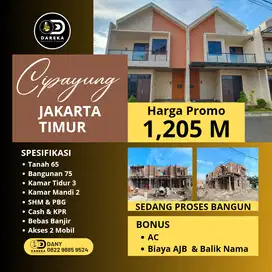 Dijual Rumah 2 Lantai Cipayung Jakarta Timur