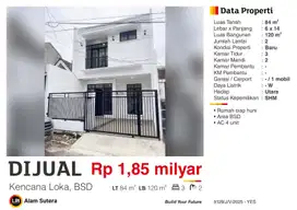 Dijual Rumah Baru Modern Kllasik SHM di Kencana Loka BSD