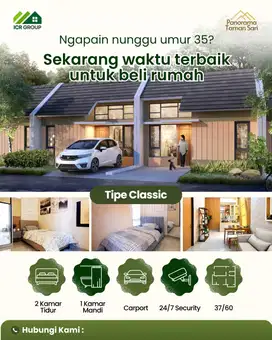 Rumah Siap Huni Mulai 2 Jutaan/Bulan — All In Hanya 3 Juta