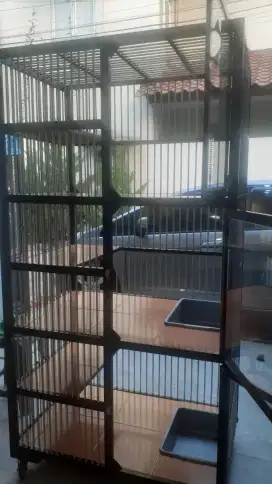 Kandang kucing 3 pintu big