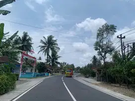 Dekat Stasiun Wates Tanah Murah barat Kampus UAD 6 Wates , siap AJB