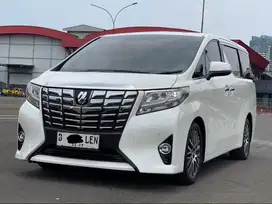 TOYOTA ALPHARD G ATPM AT 2017 PUTIH DIJUAL CEPAT TERMURAH