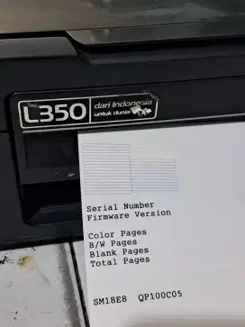 Printer epson L350 al in one. Siap lembur.