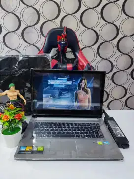 Lenovo Z400 Core i7 RAM 8GB SSD+HDD Dual VGA Nvidia Siap Pakai