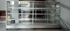 kaca etalase second