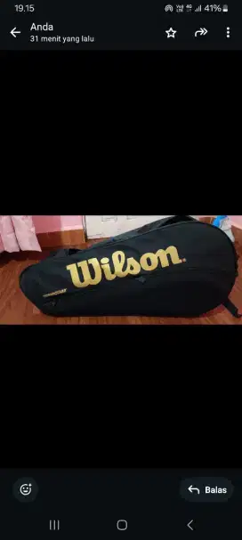TAS RAKET TENIS MERK WILSON