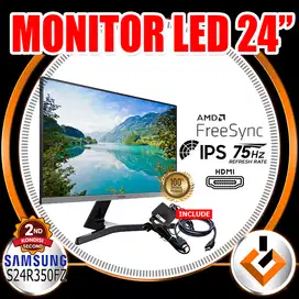 Monitor Samsung Second Bekas pakai S24R350FZE monitor led 24inch