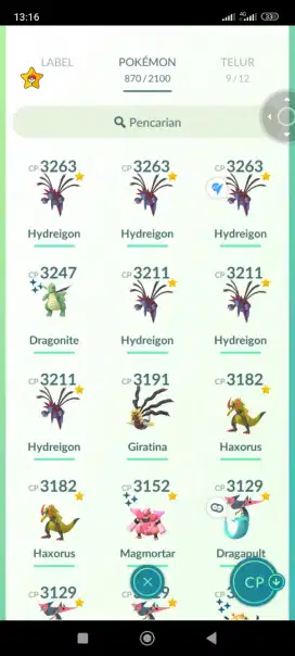 Akun pokemon go LV 43