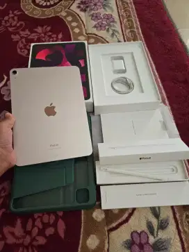 ipad air 5 M1 64gb wifi olny mulus like new,fulset original