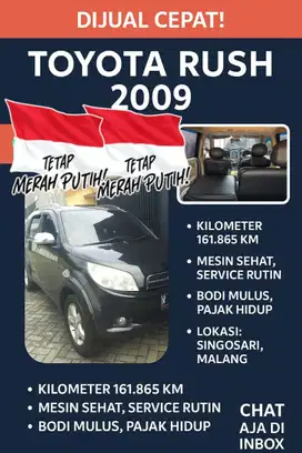 Dijual Toyota Rush S 1.5 AT 2009 – Siap Pakai!110000