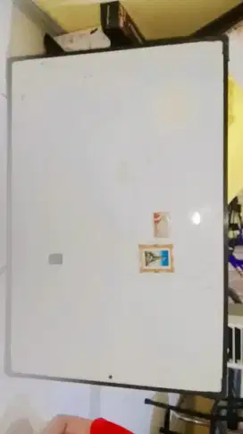 White Board Magnetic 60x90 papa tulis Putih bisa tempel magnet