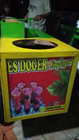 Jual gerobag bekas es doger