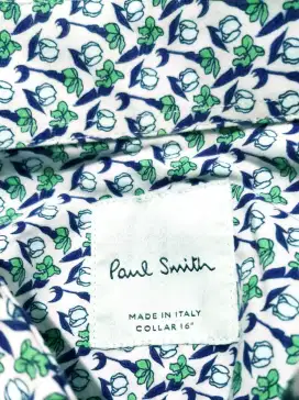 PAUL SMITH Italy Luxury Shirt Kemeja Gucci Lv Vuitton Rolex Tumi Omega