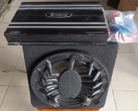 Audio Mobil Copotan Subwoofer10, Target + Power 4channel merk Xdrive