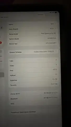 DIJUALL IPAD ORI IBOX