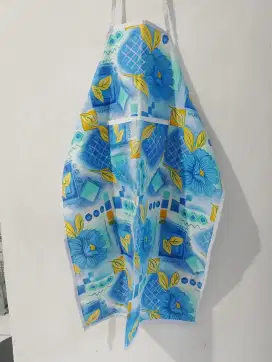 Celemek masak warna biru cantik