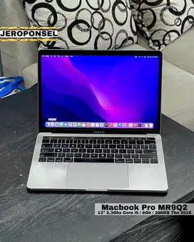 MACBOOK PRO TB 2018 13 i5 8/256GB MR9Q2 MULUS CC RENDAH ORIGINAL