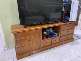 Dijual Buffet/lemari TV second kayu jati