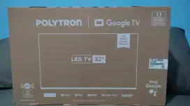 dijual polytron google tv ga jadi pake masih segel kardus