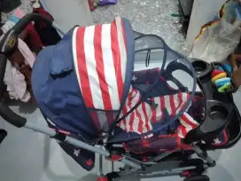 Stroller bayi bekas merek pliko