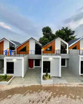 Hunian 2 Lantai Japandi Style Modern Dekat Tol