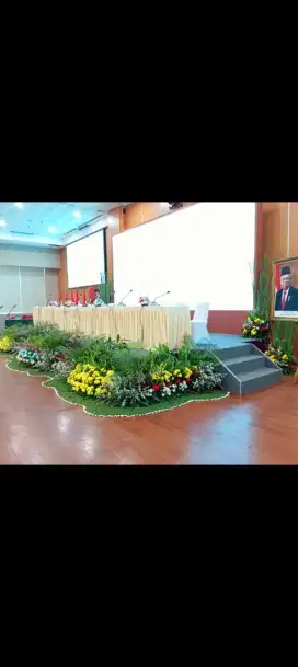 Dekorasi bunga dan mini garden