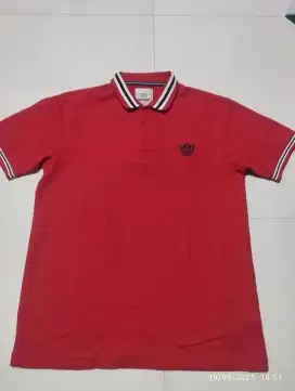 Kaos Kerah Nevada Red L