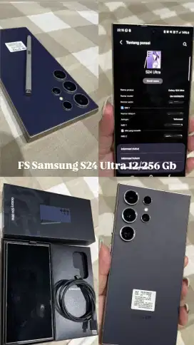 Samsung s24 ultra 12/256 pemakaian 5 bulan