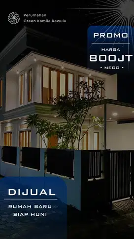 Rumah 2 Lantai Murah, Rumah Baru Siap Huni