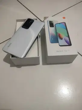 REDMI 10 RAM 6/128 FULLSET MULUS SECOND MURAH GARANSI COD / ANTAR