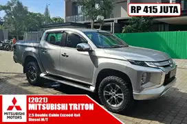 Mitsubishi Triton 2.5 Double Cabin Exceed 4x4 Diesel M/T 2021