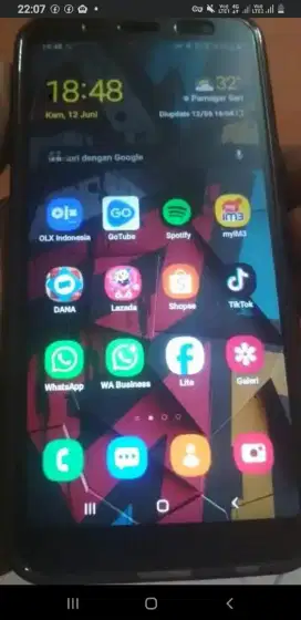 Samsung j6 2018 ram 3/32gb 4G