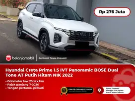 [ LOW KM ] Hyundai Creta Prime 1.5 IVT BOSE Dual Tone AT 2022/2023