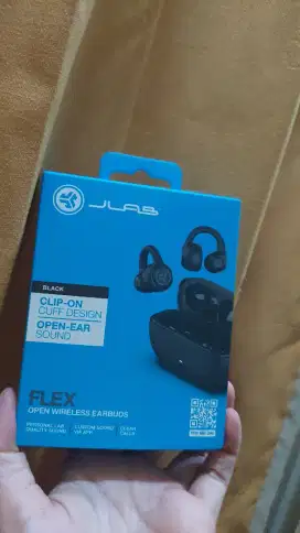 TWS JLab Flex Clip-On Open Wireless Earbuds
