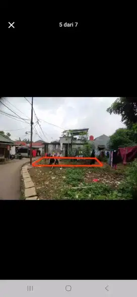 Jual tanah darat di jln lingkungan jati sari kec jati asih kota bekasi