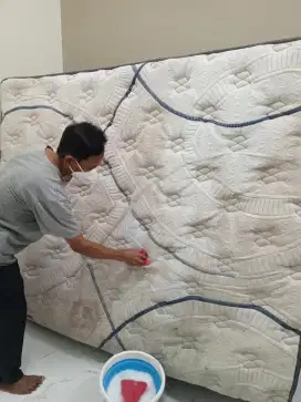 Jasa cuci kasur springbed sofa karpet jok mobil dll