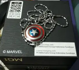 Kalung kesehatan pendant Marvel captain America