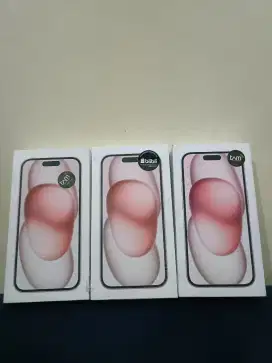Iphone 15 128gb segel BNIB baru