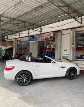 Mercy Slk 200 2012 Cabriolet magic sky Mercedes Benz mewah