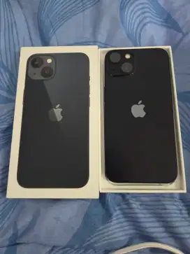 Iphone 13 128 Midnight baru 1 bulan Fullset Digimap Mulus Murah