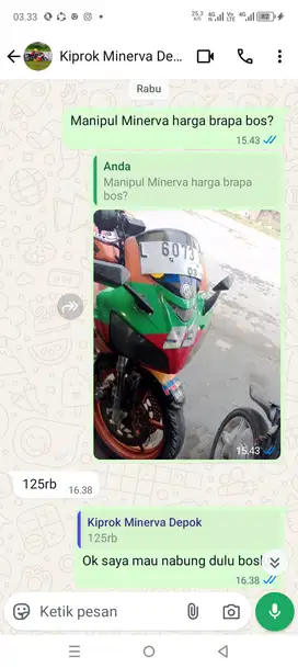 Motor Minerva 150 cc
