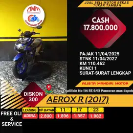 YAMAHA AEROX R 2017, BYR PAKE INDODANA, TOKPED,KREDIVO, SHOPEE, CC.