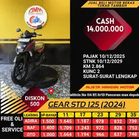 KM 2RB RASA BARU GEAR STD 125 2024