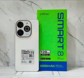 INFINIX SMART 8 PLUS RAM 4/128 FULLSET MULUS SECOND MURAH GARANSI COD