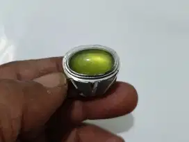 Batu Natural serventine neon green aceh
